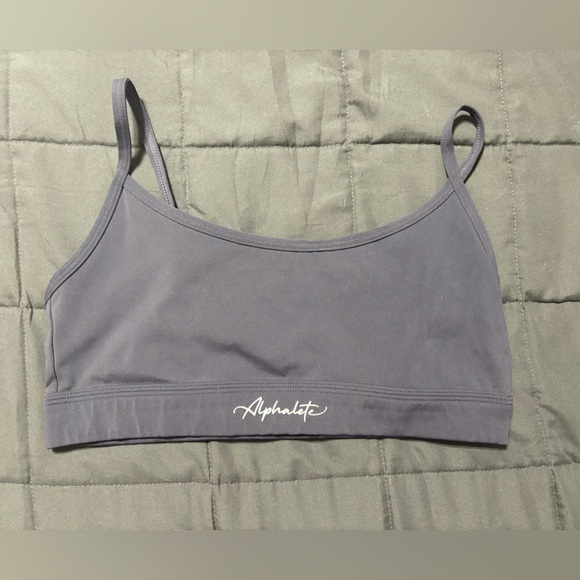 Alphalete Women's Charcoal Sports Bra - Picture 1 of 3